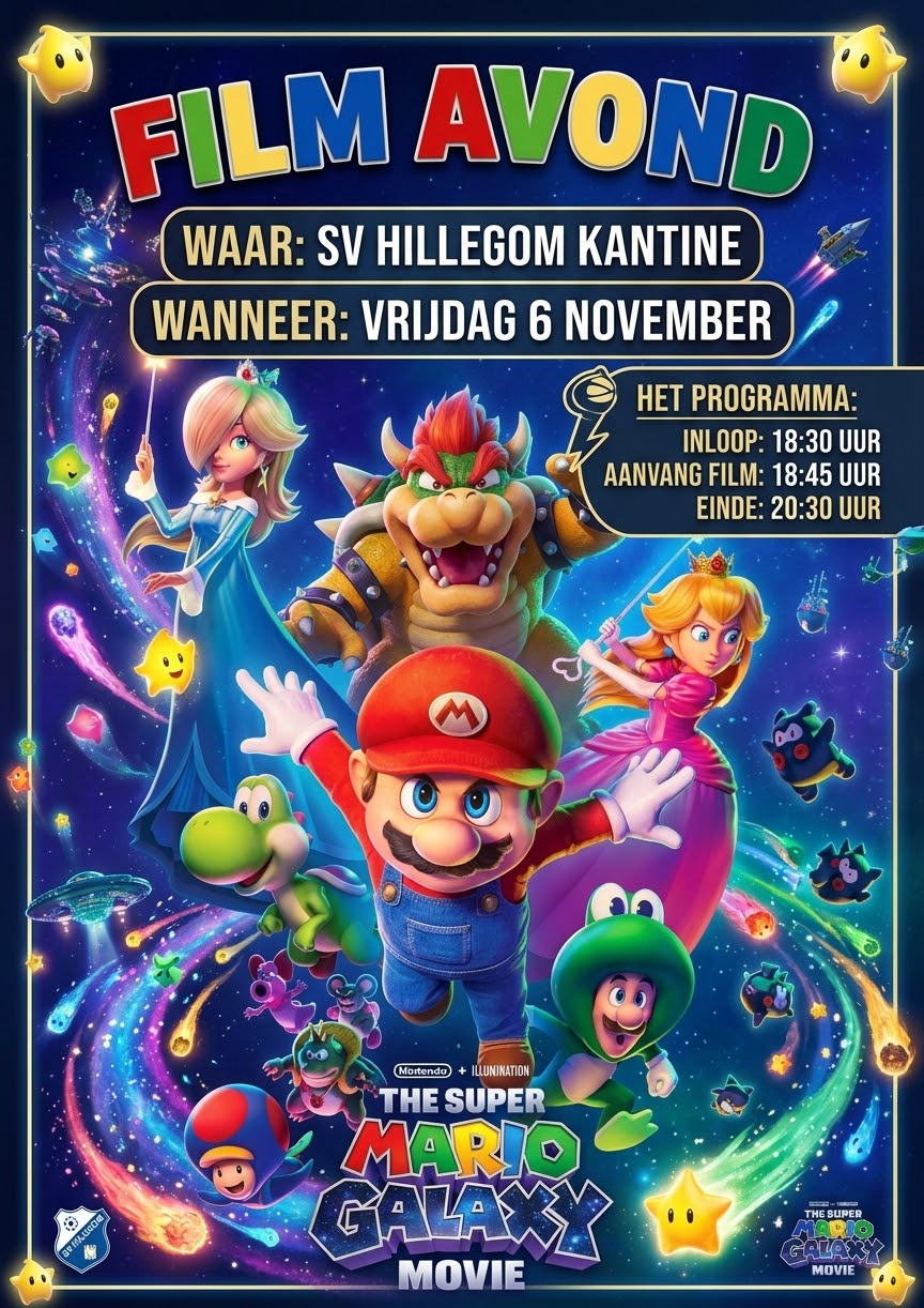 Filmavond - Vrijdag 6 november