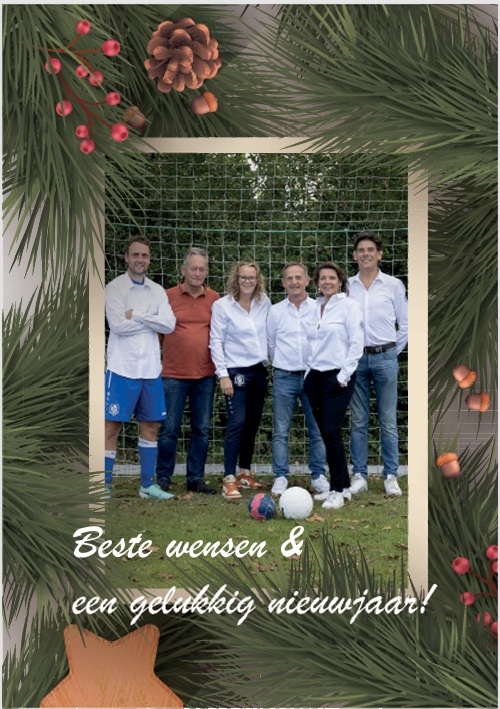 Kerstgroet aan onze vrijwilligers.