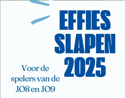 Belangrijke brief voor de deelnemers aan EFFIES slapen