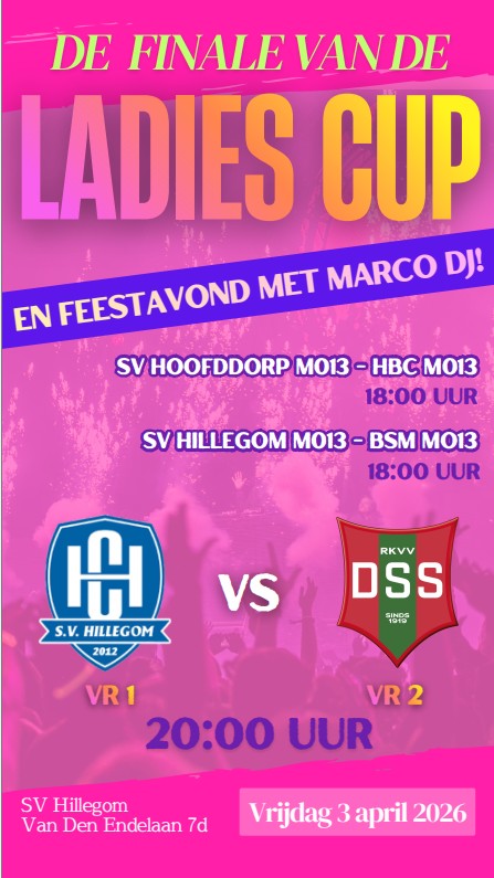 Kom kijken naar de finale van de Ladies Cup