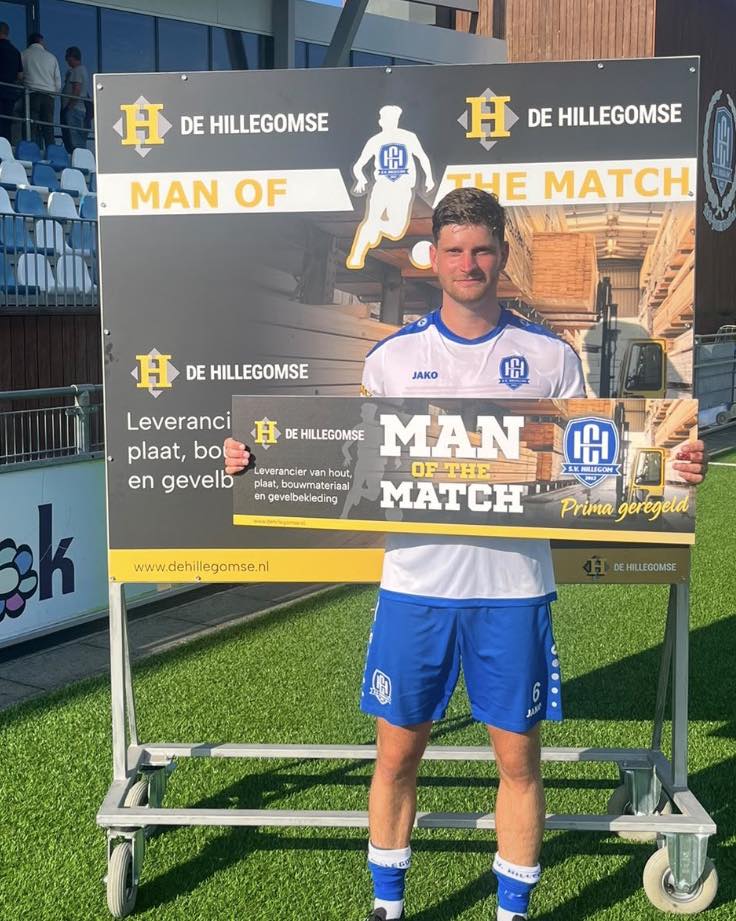 Man of the Match: Joris van Dongen (SV Hillegom - Sporting Martinus)